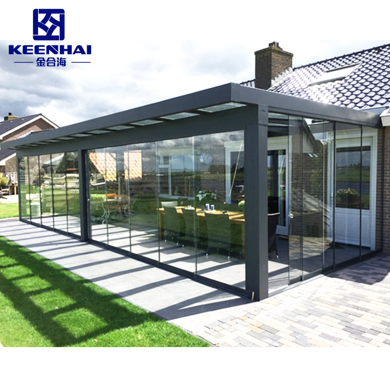 Sunrooms Glass Houses Aluminum Frame Insulated Tempered Glass Sunrooms Glass Houses