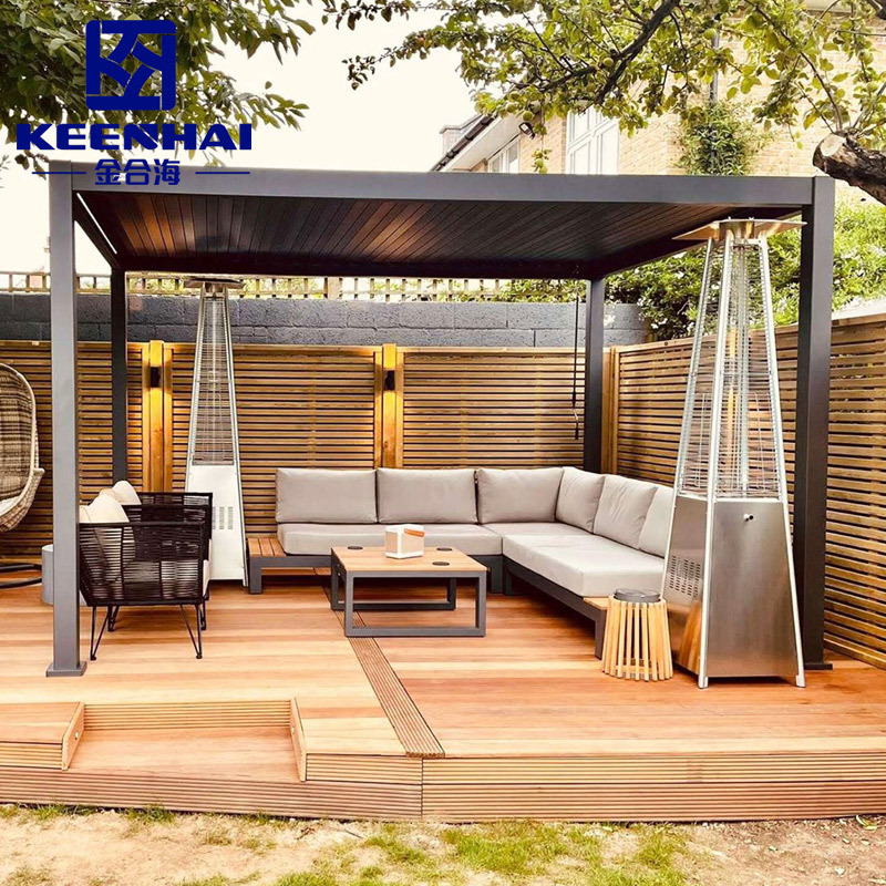 outdoor pergola 12x20 12x12 gazebo pergola in metal impermeabile