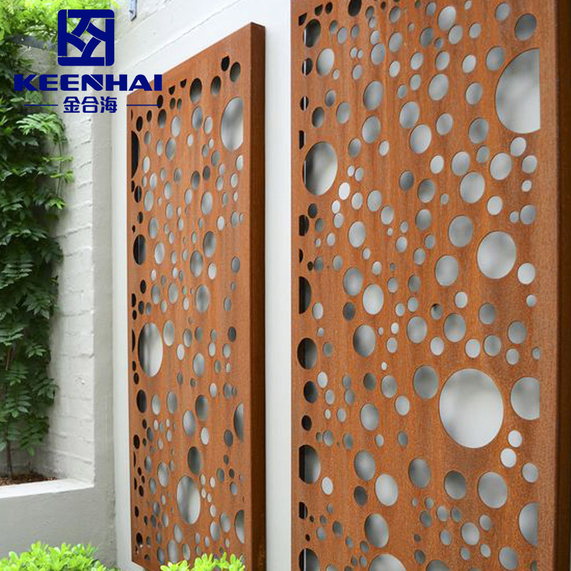 Aluminum Laser Cutting Fence Powder Coating Fence Customized Metal Garden Fence Aluminum Gate Black / Grey / White / Customized