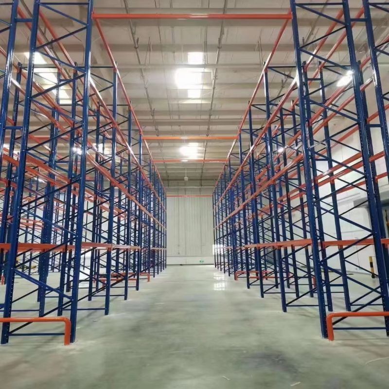 Manufacture Factory teardrop double deep galvanized pallet racking