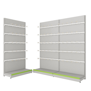 Supermarket Shelves Convenience Store Display Stands Snacks Goods Stationery Store Hooks Canteens Single Side Wall Shelves