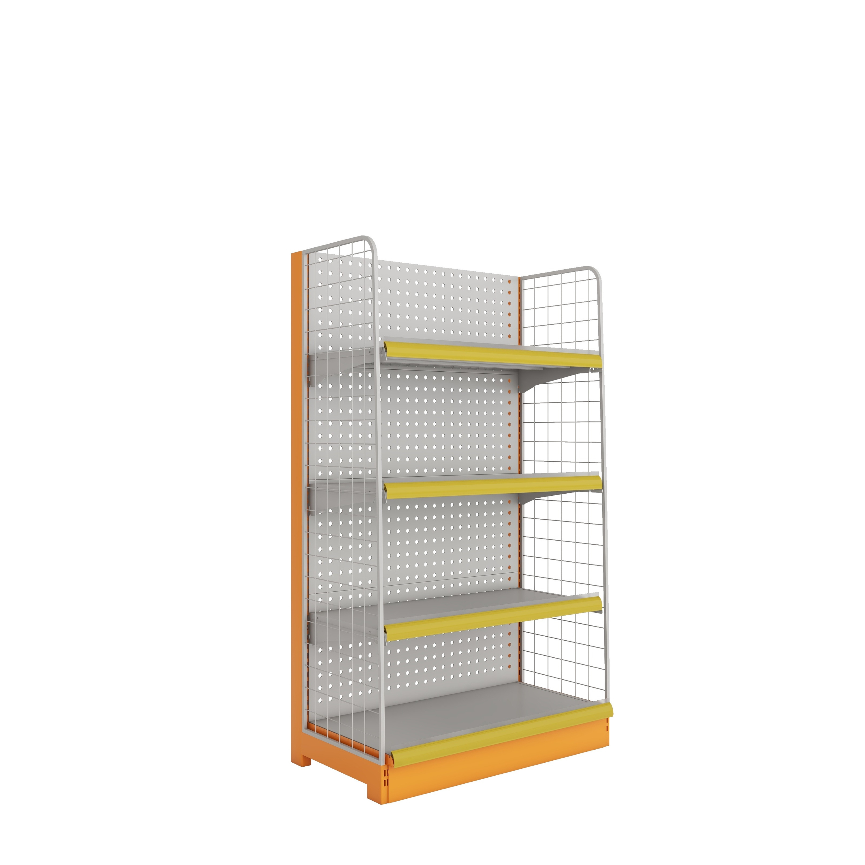 JHY heavy duty supermarket metallic shelves /Store Display Racks /gondola shelving OEM