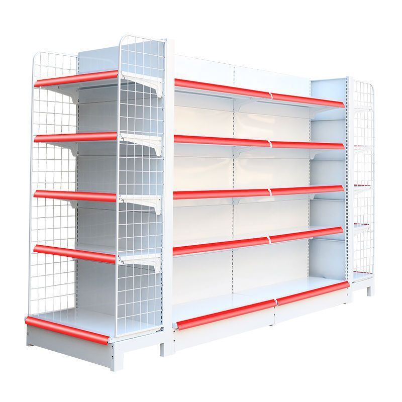 Customized Factory Supply Metal display rack for shop Supermarket Shelf Gondola Shelving