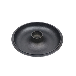 new design Chinese style cast iron fry pot with cover for baking sweet potato and peanut roasting pot garden cooking camping OEM