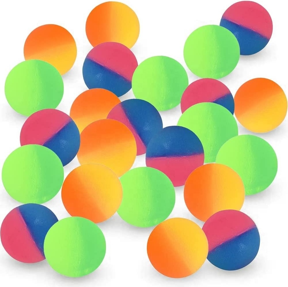 ICY Bouncy Balls for Kids Bouncing Balls, Frosty Look and Extra-High Bounce, Frozen Birthday Party Favors Funny toys