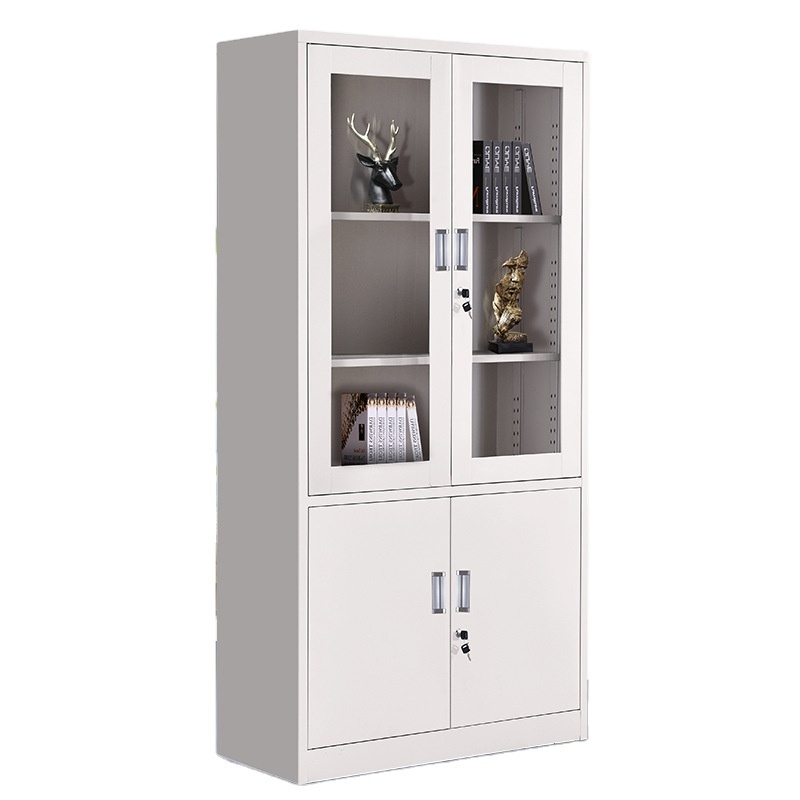 ZOIFUN High Quality School Furniture Office Steel A4 Data Fireproof File Cabinet with Drawer and Lock