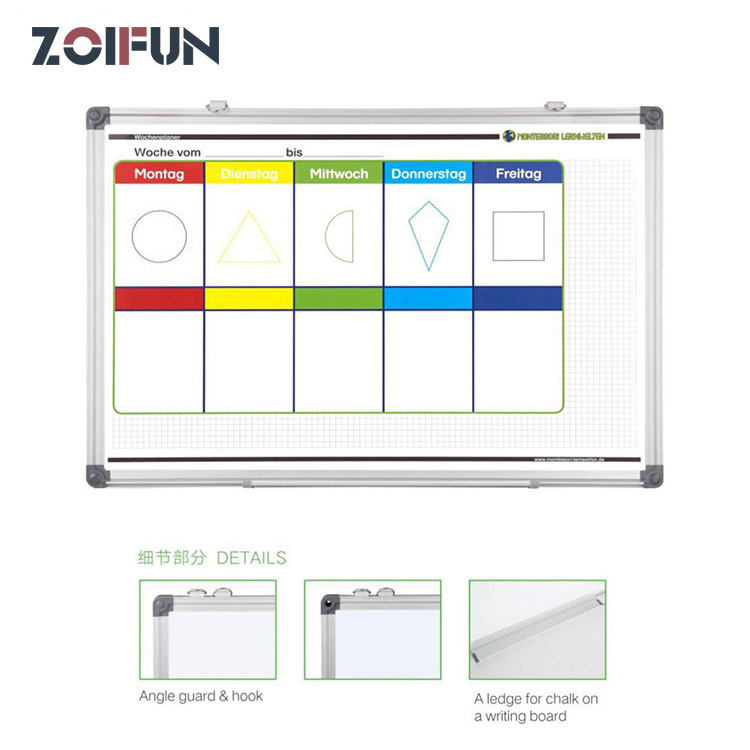 White Writing Board Kids School Classroom Mini Mobile Desk Magnetic Whiteboard