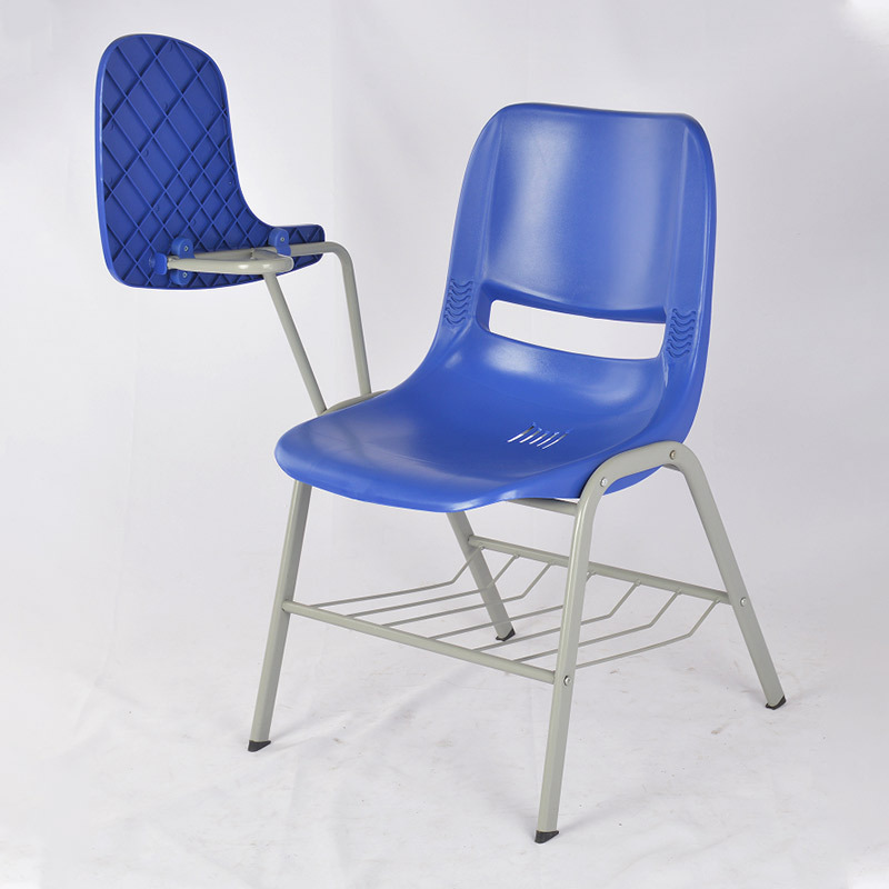 High School Furniture Classroom Student Chair China Adjustable Student Chair With Writing Tablet Arm