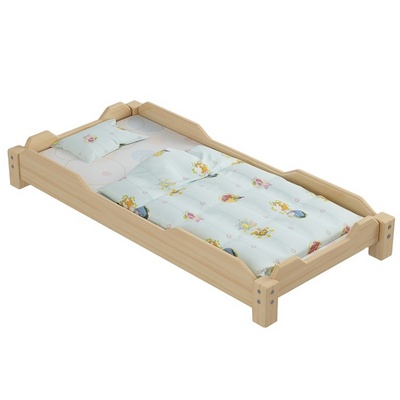 ZOIFUN Wholesale Nursery School Furniture Wooden Kindergarten Kids Children Bed