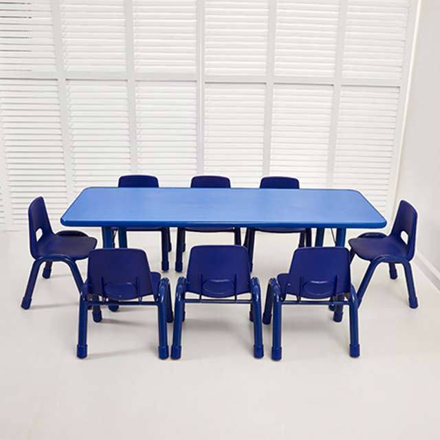 Eco-friendly kids party table and chairs plastic children furniture hdpe kids table and chair set