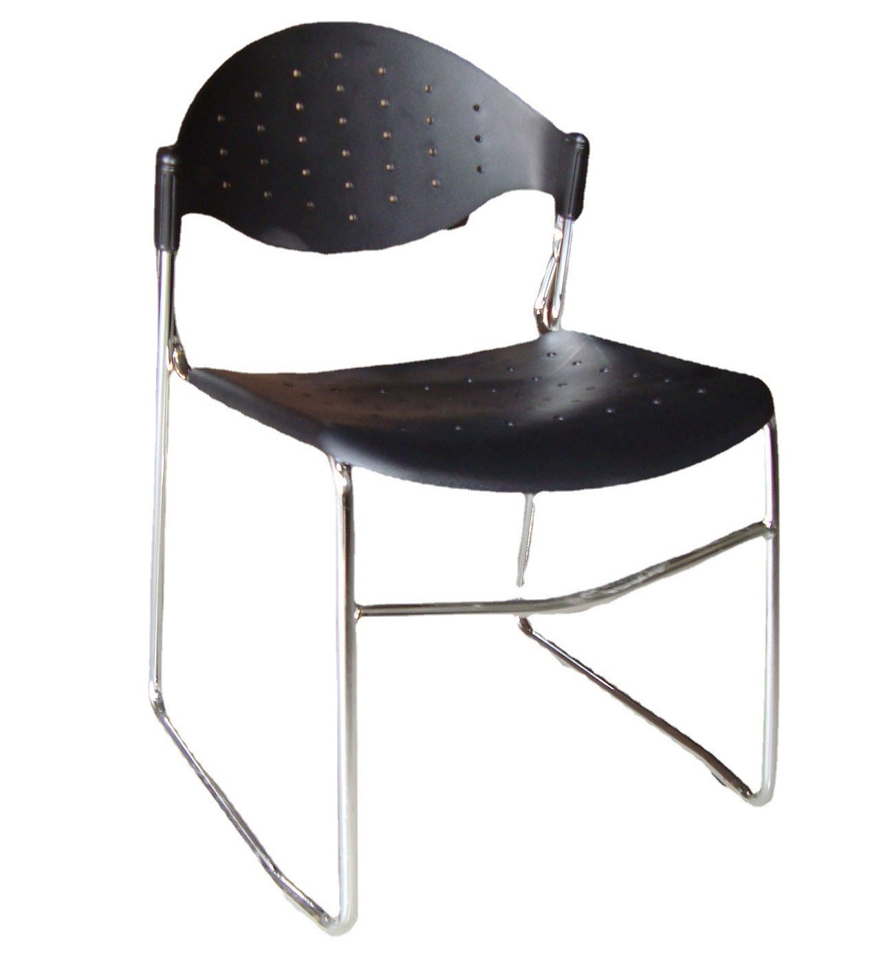 Steel Frame Durable Seating Plastic Stacking Banquet Chair School Student Designer Chair