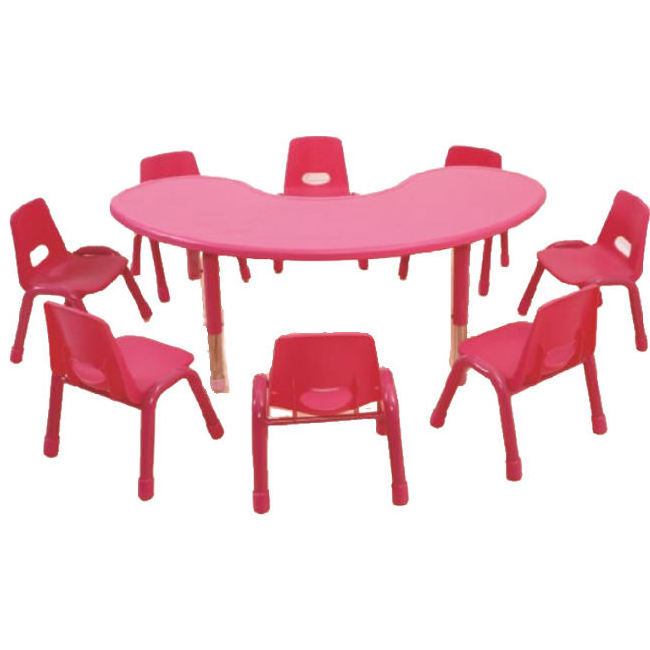 Cheap Plastic Kids' Furniture Sets Daycares Table And Chairs For Toddlers