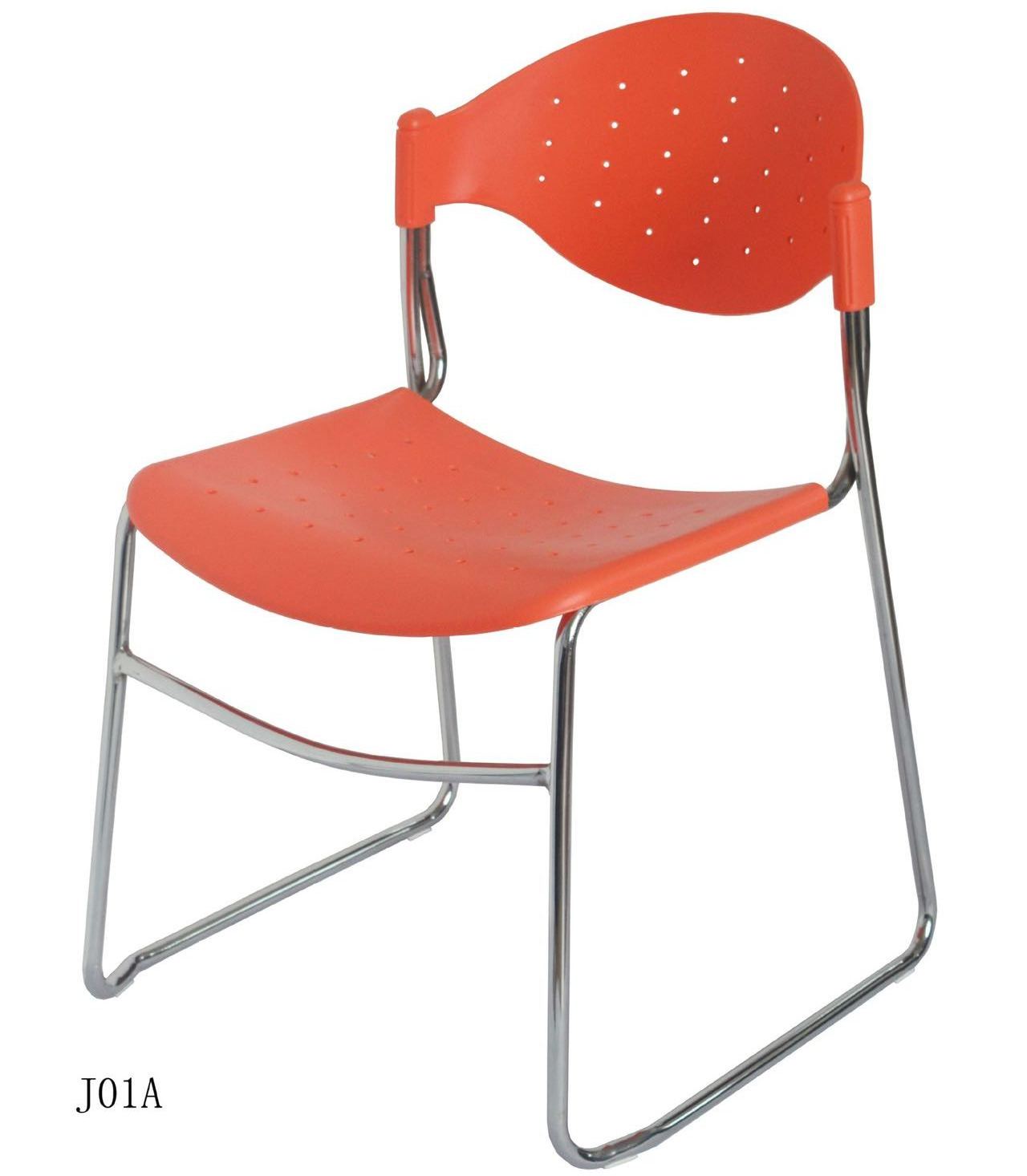 Steel Frame Durable Seating Plastic Stacking Banquet Chair School Student Designer Chair