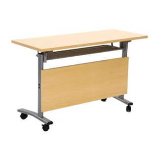 Customized Office Furniture Training Room Mobile Foldable Conference Double Training Table with Caster