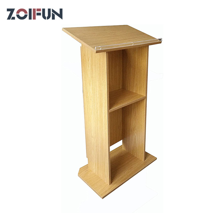 Other Commercial Furniture School Hall Lecture Speech Theater Wood Podium Lectern Pulpit