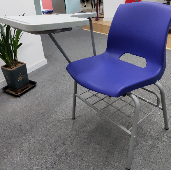 Wholesale learning chair with writing pad,school furniture chair and desk furniture