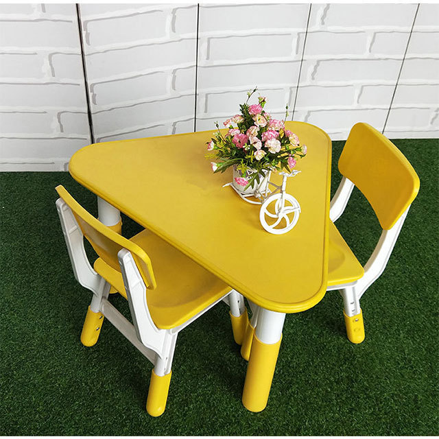 ZOIFUN Daycare Furniture Kids Table And Chair Set  Kids Study Table Chair Kindergarten Classroom Desk And Chair