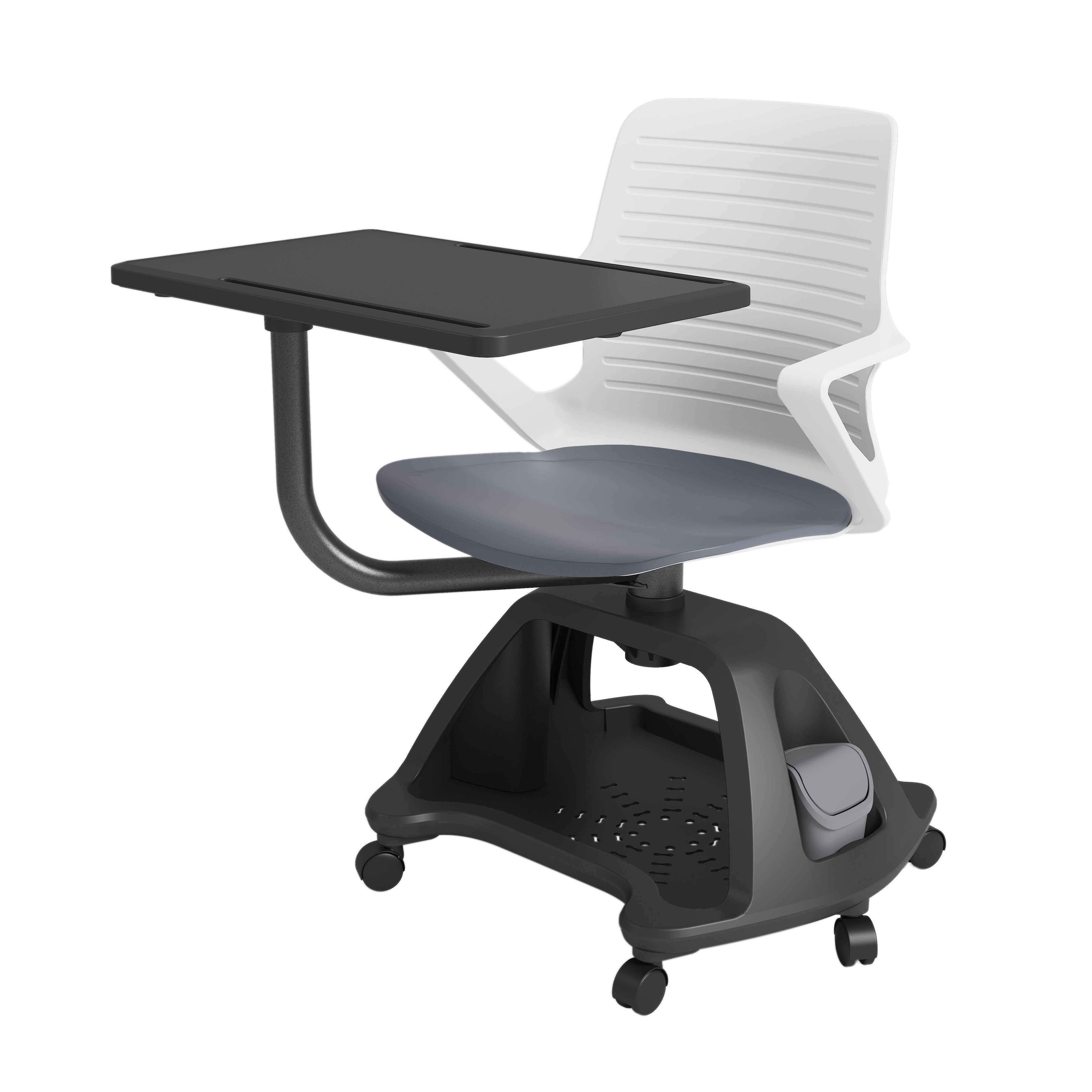 Popular Classroom Chair and Desk With Wheels Node Tripod Base School Chairs desk For University