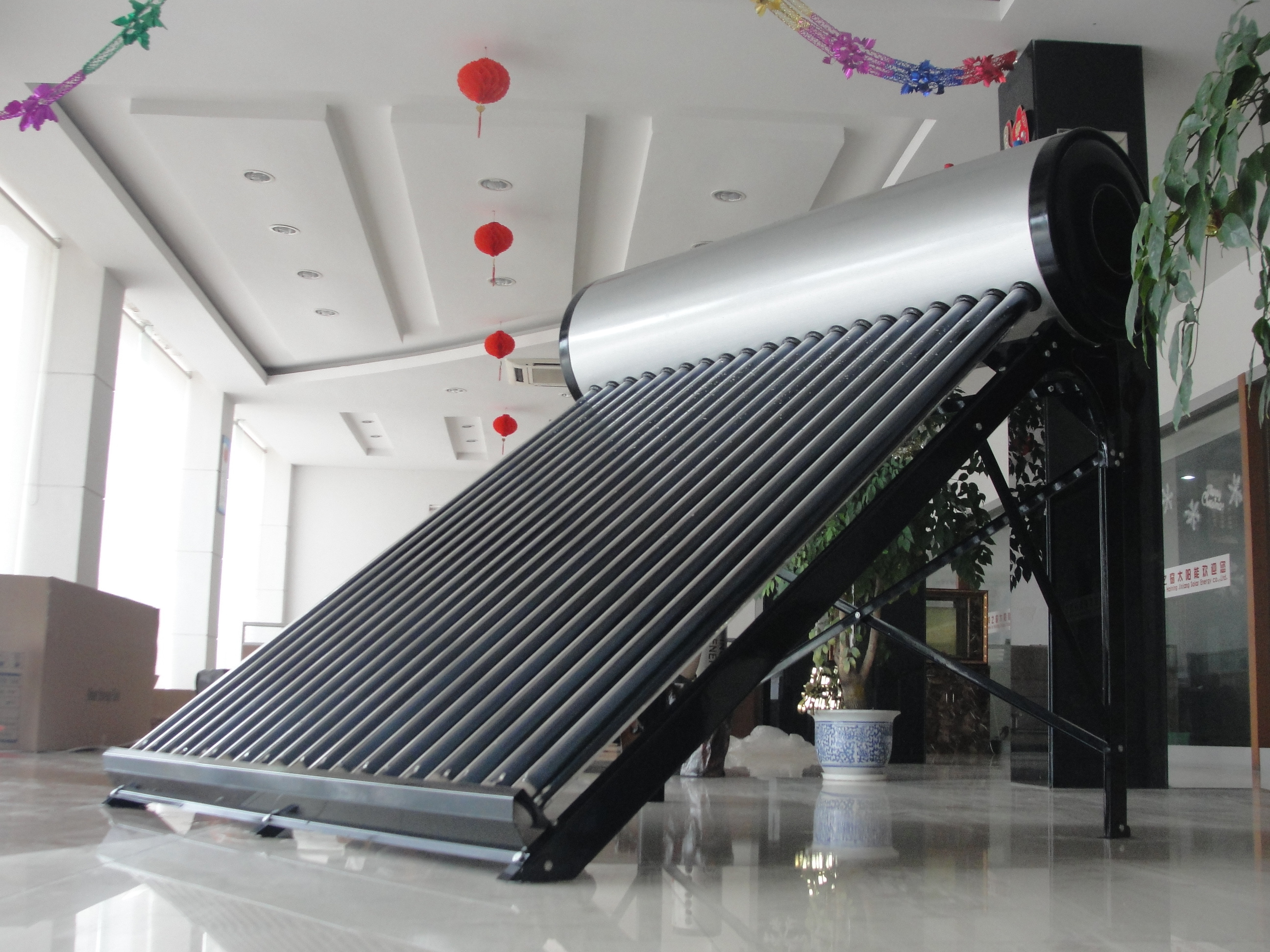 100 200 300 Liters  Compact Low Pressure Solar Hot Water Heater Price