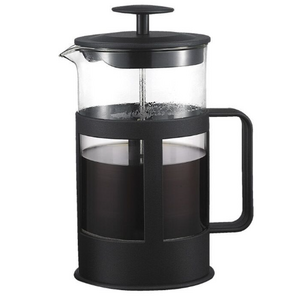 Factory wholesale with handle double wall glass Large Capacity stainless steel coffee maker french press