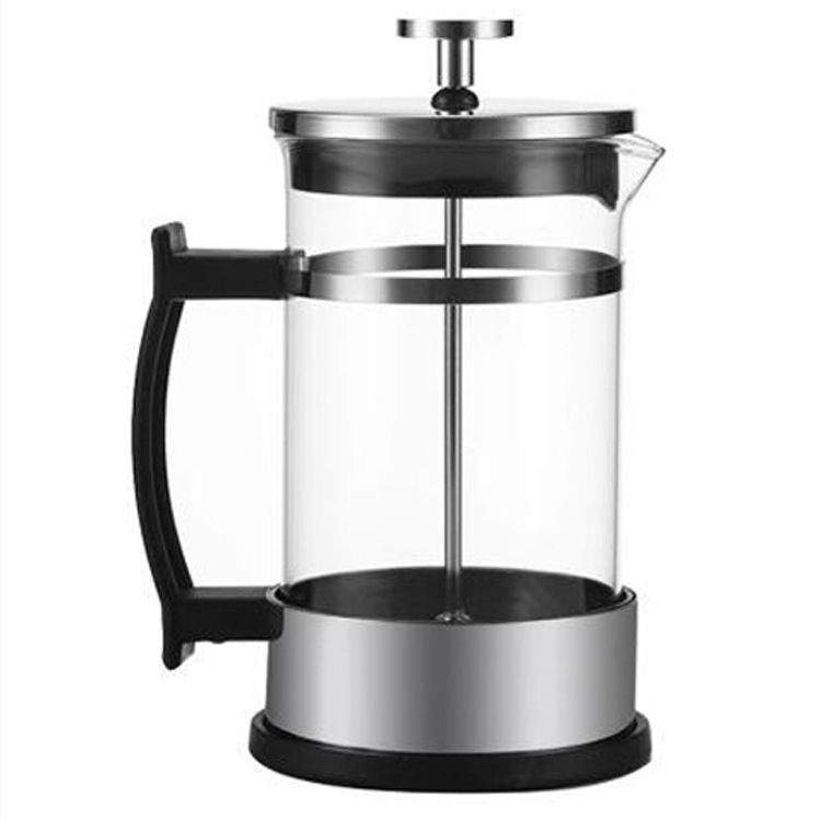 Borosilicate Glass 350ml Multifunctional Heat-Resistant Durable French Press Coffee Maker With Filter