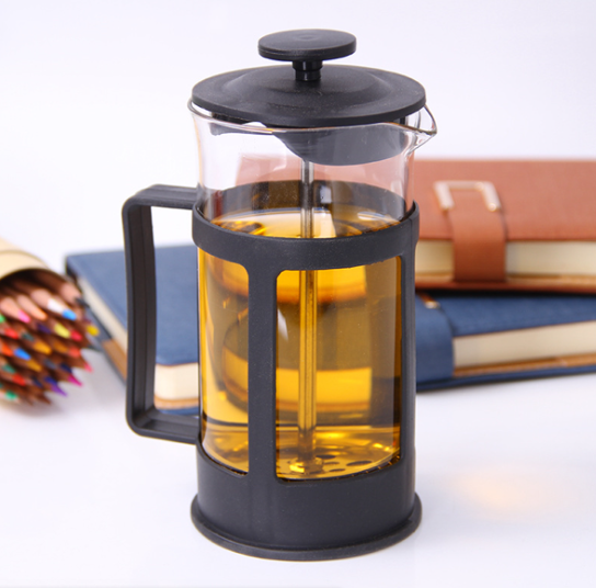 China supplier Houseware Large Capacity glass Coffee Tea maker French press with plastic handle