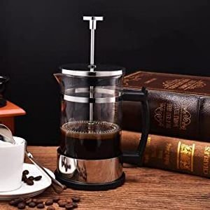 OEM Household Borosilicate Glass Coffee Tea Maker 350Ml French Press Coffee Maker With Plunger