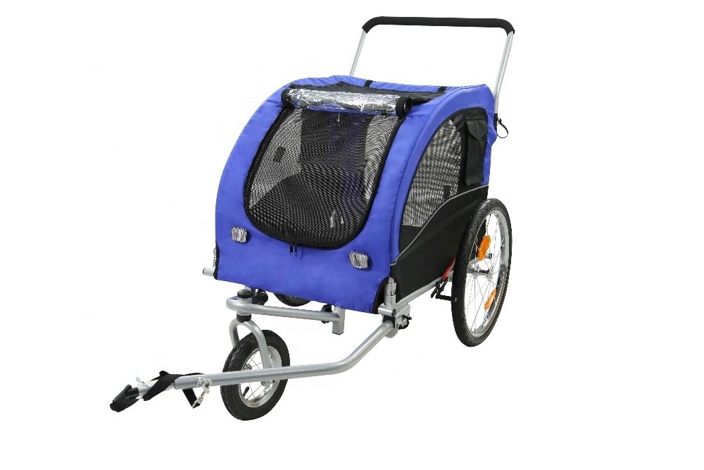 Hot Sale Travel Pet Products Trolley Dog Large Size Stroller Bicycle Trailer