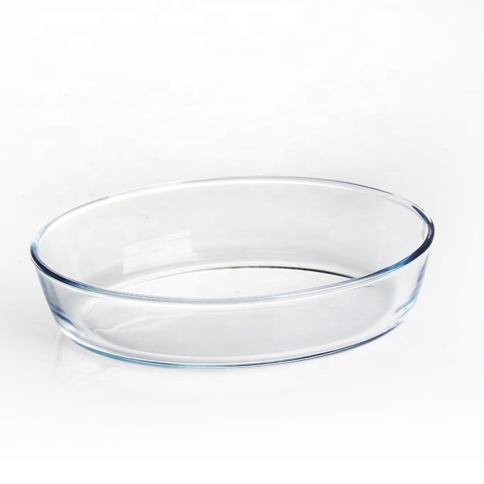 Round shape simple design 9.6 inch glass plate clear glass tableware flat food serving dish China manufacture glass dinner plate