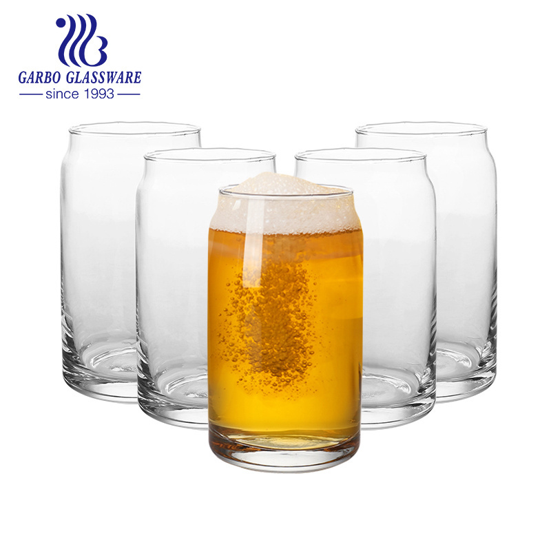 12oz high quality glass beer mug beverage  cup big capacity pilsner glass cold beer glass cup home bar glassware drink cups