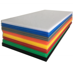 2mm-12mm 1220x2440 4'x 8' Pp Flexible Coroplast Corflute Corrugated Plastic Correx Board Sheets