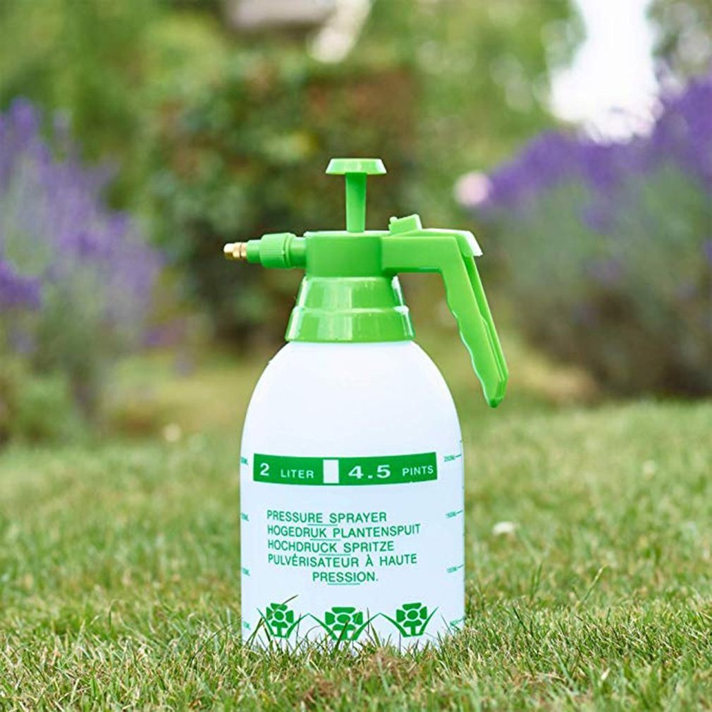 Jiabao  2L Manual Pressurized Water Sprayer Spray Sprinkler Tool Garden Lawn Plant Nozzle Easy Spraying