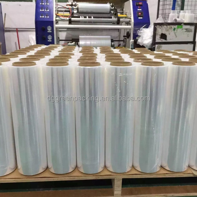 Factory price transparent  Polyethylene Wrapping Film Pallet Plastic Lldpe Strech Wrap Film