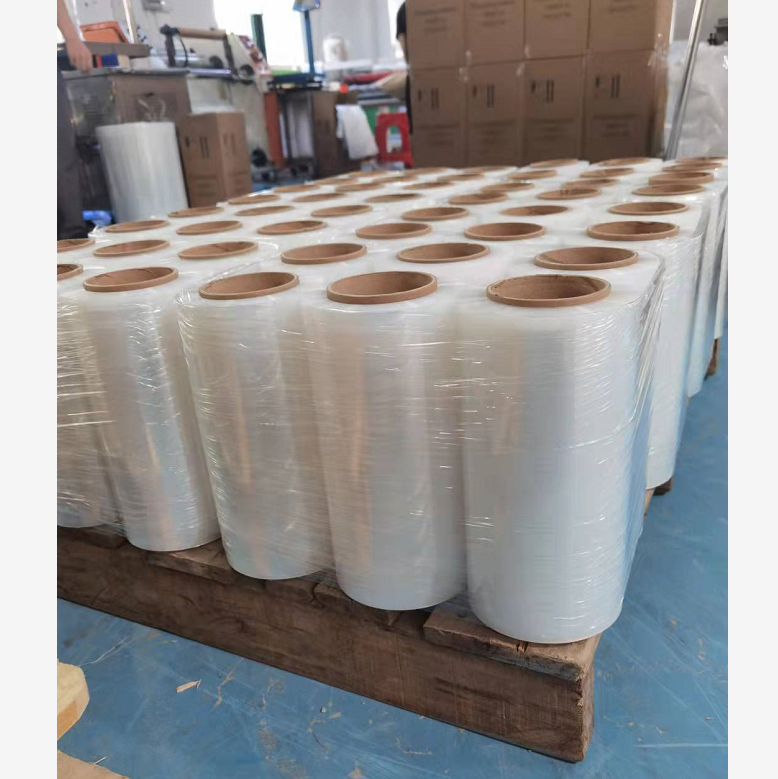 Plastic shrink pallet wrap lldpe stretch film casting cling film plastic roll film stretch wrap