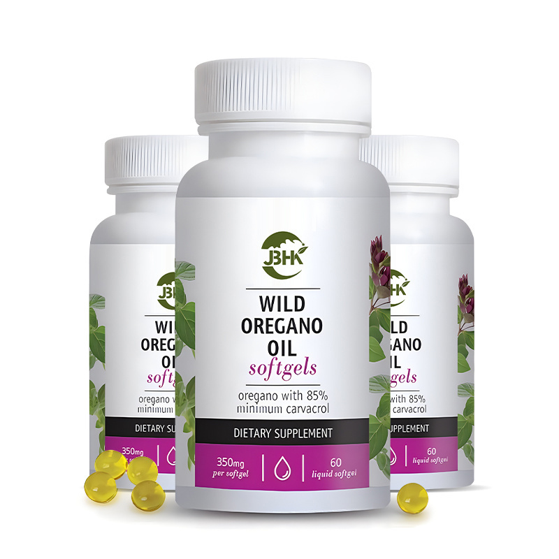 OEM / OEM Wild Oregano Oil Softgels Capsules. High Carvacrol and Quality dietary supplement