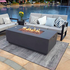 Luxury Outdoor Furniture Smokeless Fire Pit Garden Propane Gas Fire Pit Table