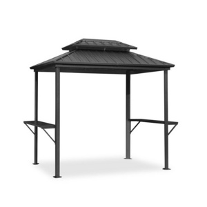 Cheap Hardtop Steel Grill BBQ Gazebos Outdoor Garden Shelving Backyard Sun Shelter Hardtop Steel Grill BBQ Gazebos