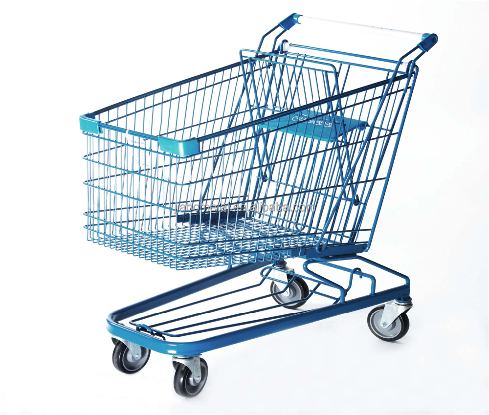 Spain style shopping cart, supermarket shopping trolley