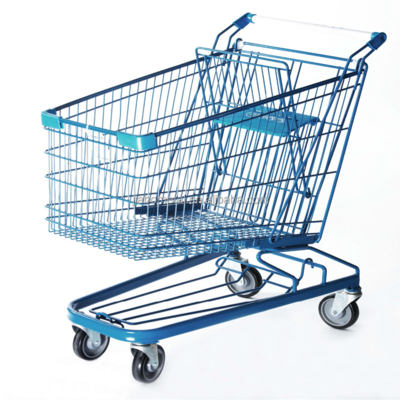 Spain style shopping cart, supermarket shopping trolley