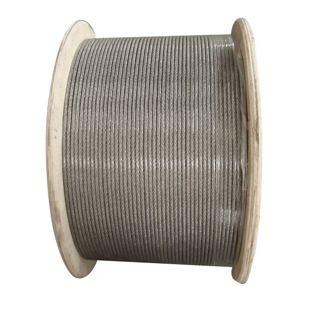 Stainless Steel Wire Rope 7*7 7*19 1.5mm 1.8mm 2.0mm 2.5mm Anti-rust 304 316 Stainless Steel Wire Rope Cable