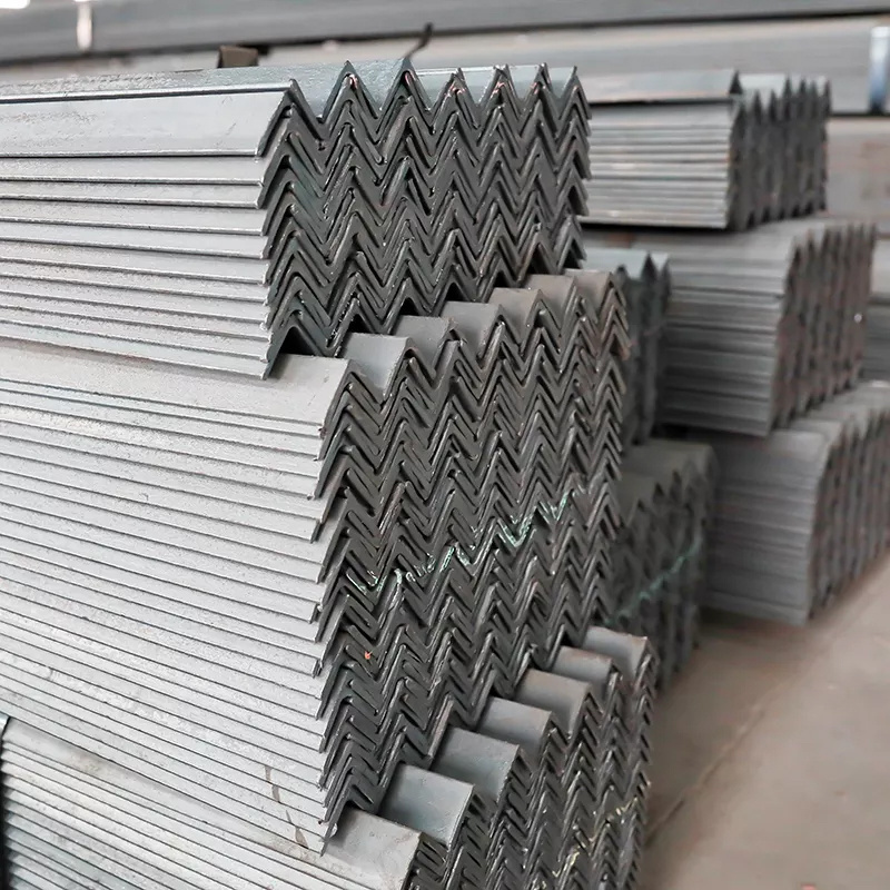 Hot dipped galvanized steel MS Angle Q235 A36 SS400 S235JR Steel Angle Bar Price