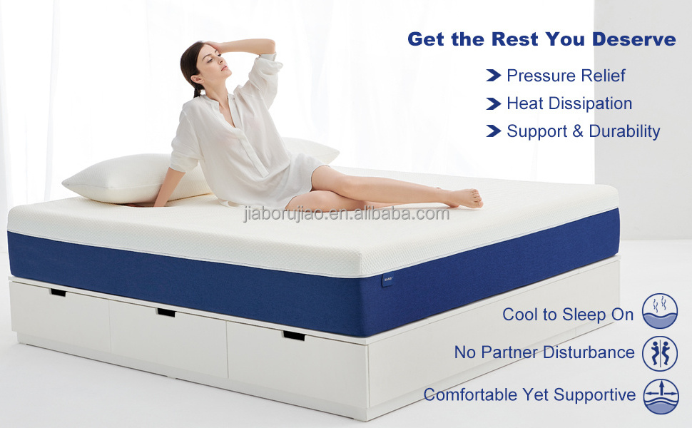 Thailand 100% pure natural  non-toxic  anti-mite bacillus prevention hypo-allergic memory  foam latex mattress