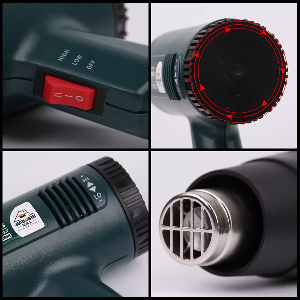 Small 1800w 220vTemperature 50/650 Degree Manual Heat Gun Hot Air Gun Heat For Mobile Repair