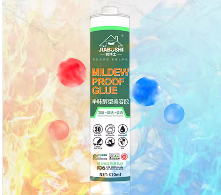 Quick Drying Acetoxy Acid Silicone Sealant Advanced Acetic Aquarium Silicon Adhesive Glue For Big Glass