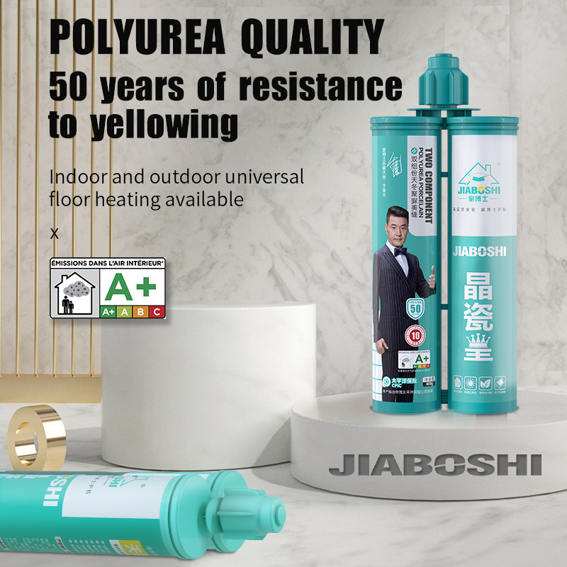 Factory Two Parts Liquid Polyaspartic Polyurea Bathroom Ceramic Tile Grout Sealant For Pool Tile