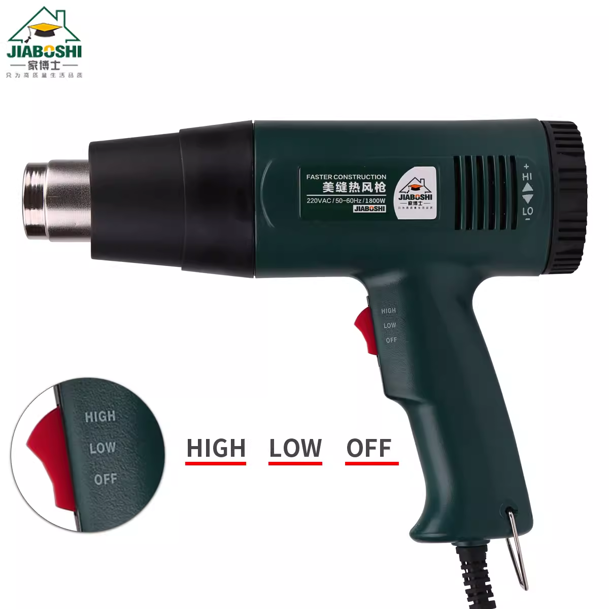 Small 1800w 220vTemperature 50/650 Degree Manual Heat Gun Hot Air Gun Heat For Mobile Repair