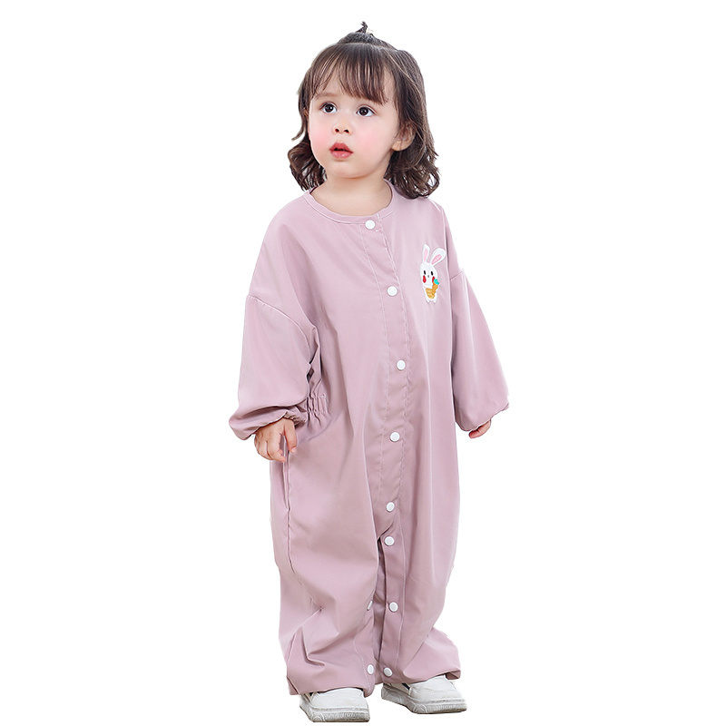 Waterproof bag fart clothes newborn clothes spring and Autumn new baby long-sleeved cotton crawling clothing