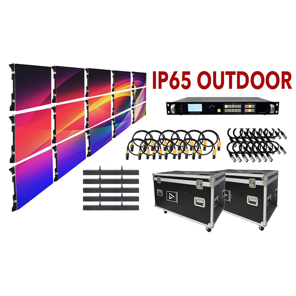 Indoor Full Color HD Mobile NightClub Video Wall P2.6 P2.9 P4.81 500mm*500mm P3.91 Outdoor Advertising Led Panel Display Screen