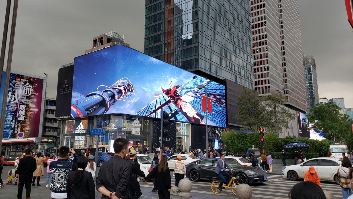 HD Video Wall Full Color P2.5 P3 P4 P5 P6 Waterproof 3D LED Billboard Curved Sign Display Screen For Outdoor Street advertising