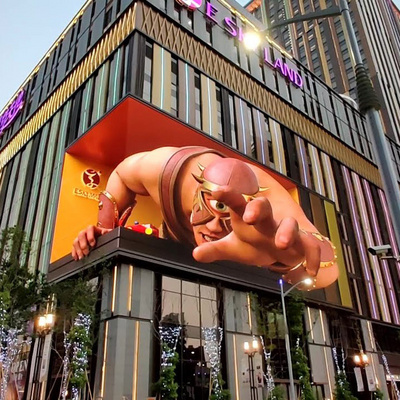 Naked-eye Commercial  Outdoor Advertising LED Display P10 Full Color Digital Signage Billboard P2.5 P3 P4 P5 P6 P8 3D LED Screen